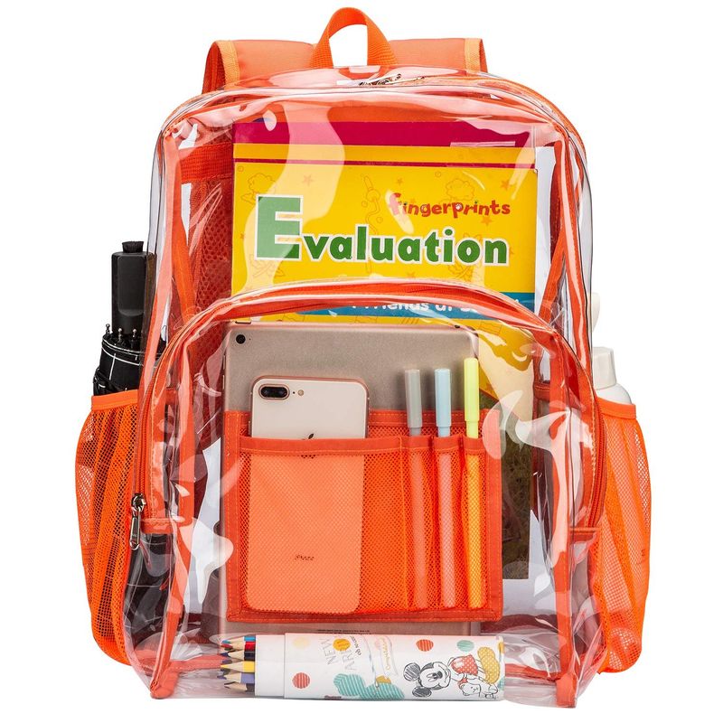 TIOZONEY - Mochila transparente para estudiantes