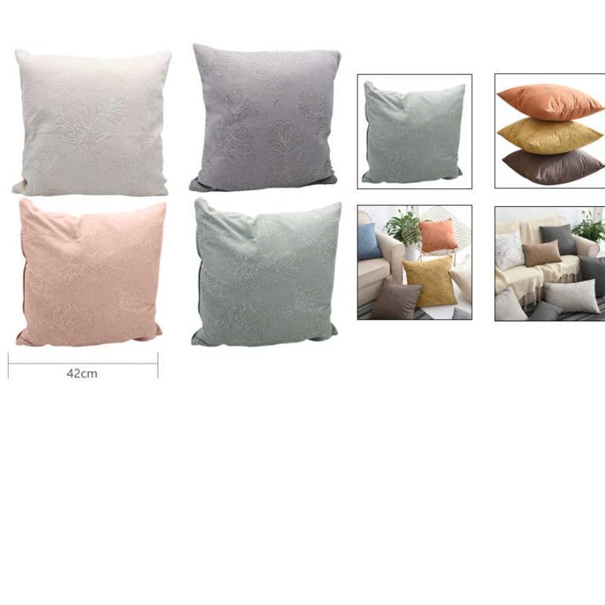 GENERICO - Pack 2 Funda para Cojin