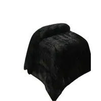 PLUMON PELUDO PLAZA Y MEDIA NEGRO