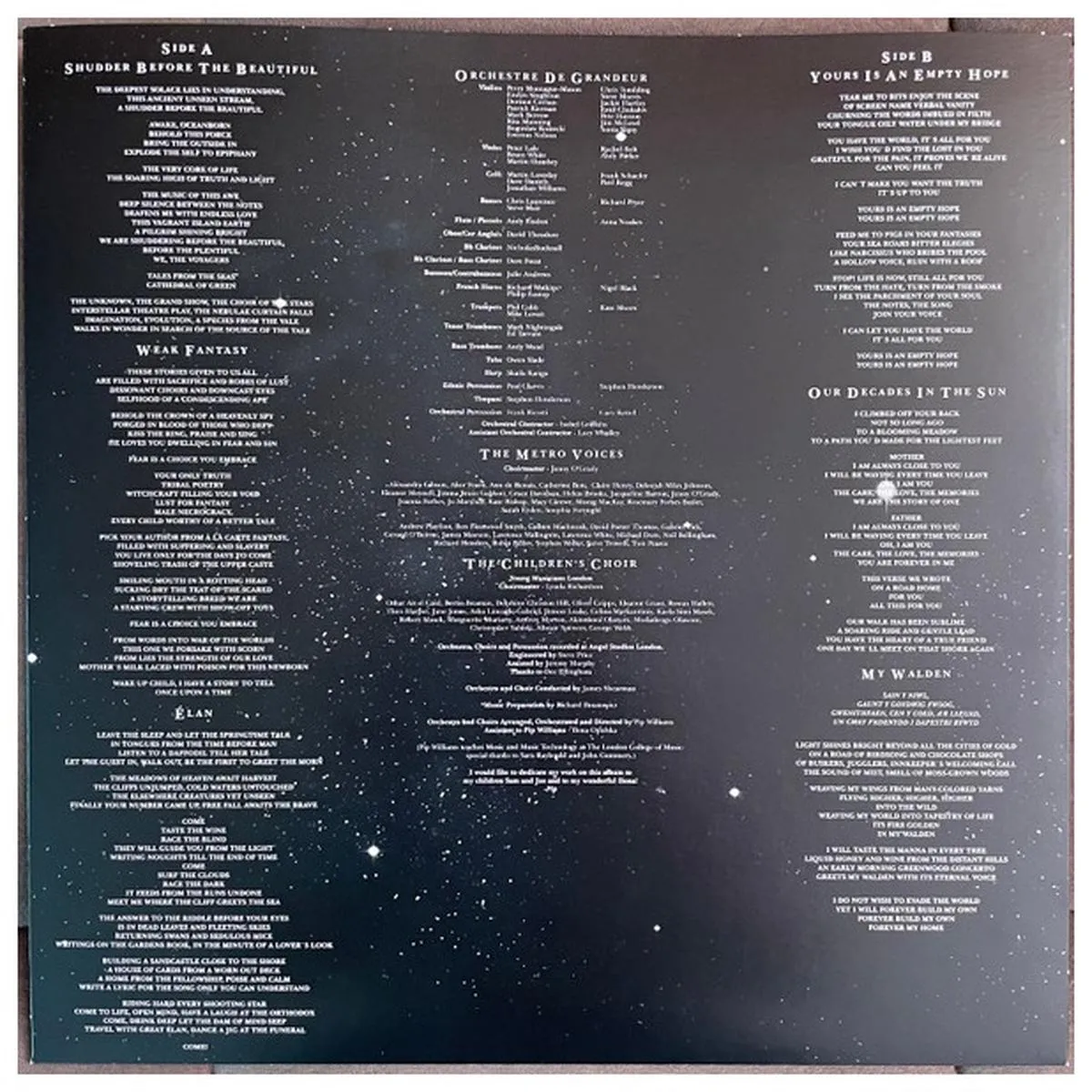 HITWAY MUSIC - NIGHTWISH - ENDLESS FORMS MOST BEAUTIFUL GOLD & BLACK VINYL