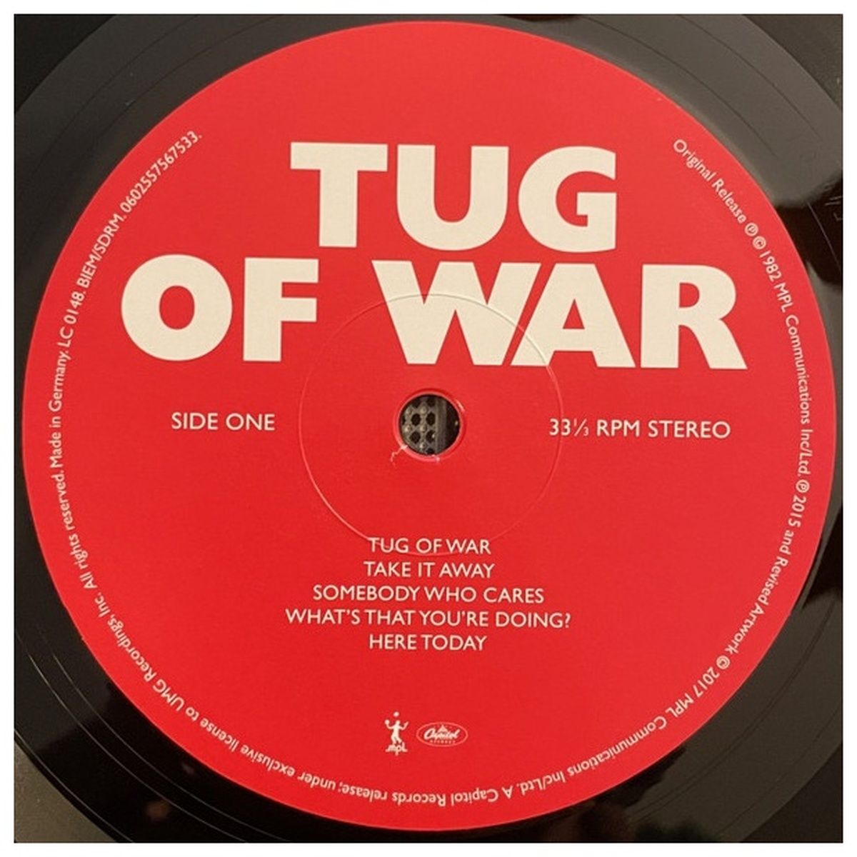 HITWAY MUSIC - PAUL McCARTNEY - TUG OF WAR - VINILO