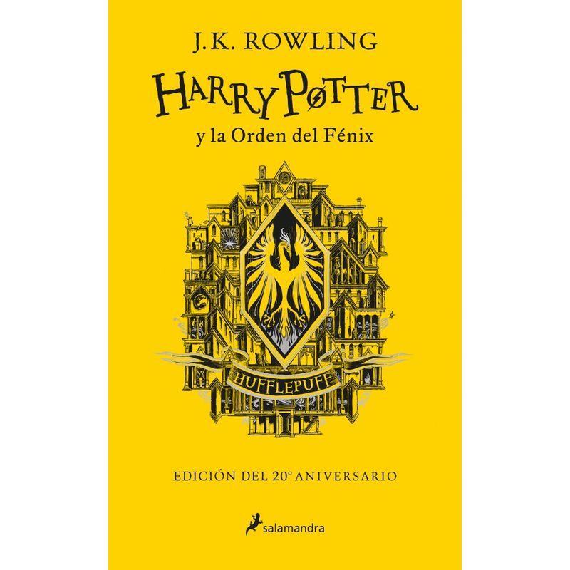 SALAMANDRA - Libro Harry Potter y Orden del Fénix (Ed Huff.) - JK Rowling