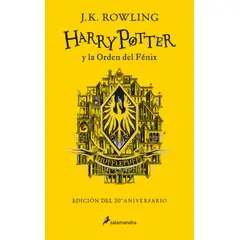 SALAMANDRA - Libro Harry Potter y Orden del Fénix (Ed Huff.) - JK Rowling