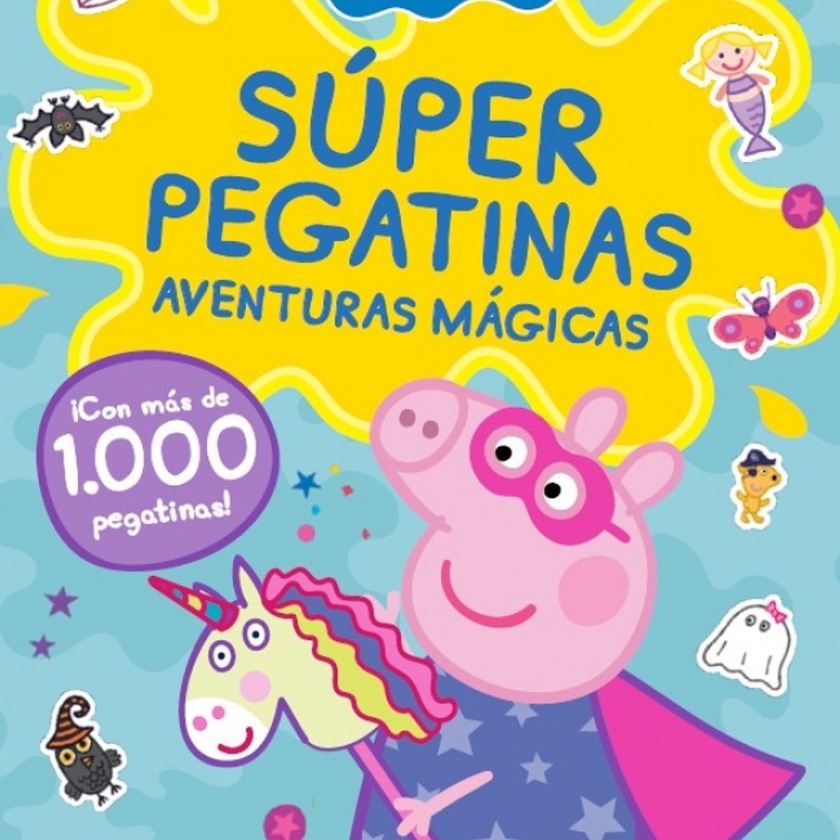 BEASCOA - Libro Peppa Pig. Super pegatinas - Hasbro ; E E