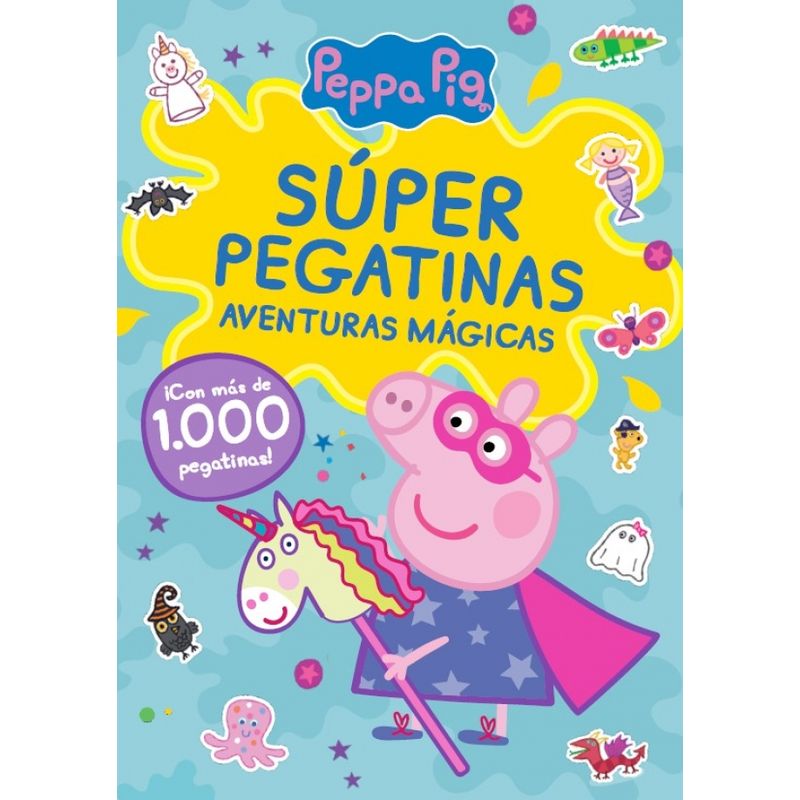 BEASCOA - Libro Peppa Pig. Super pegatinas - Hasbro ; E E