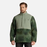 Polar Hombre Glaciar Sherpa-Pro 14 Zip Jacket Print Jade