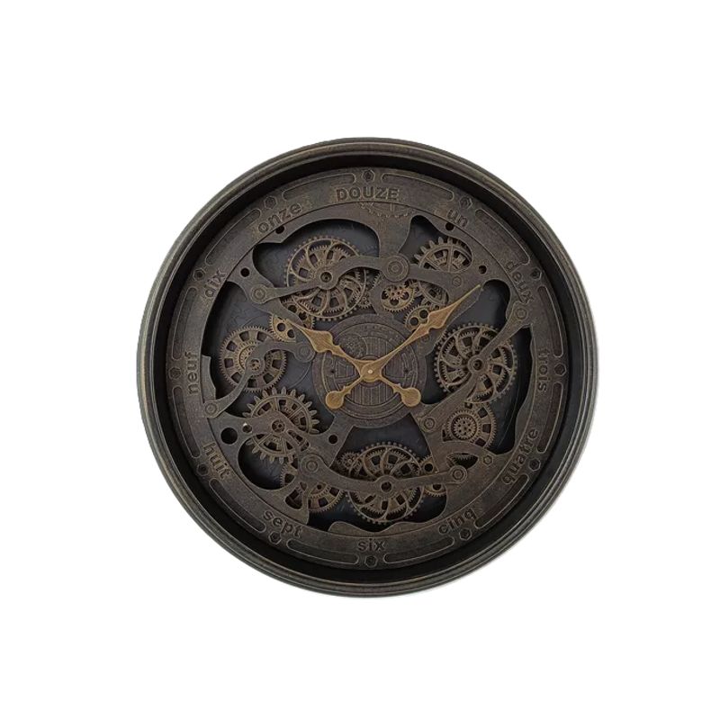 GENERICO - Reloj de pared 463x377x396 cm elemental café