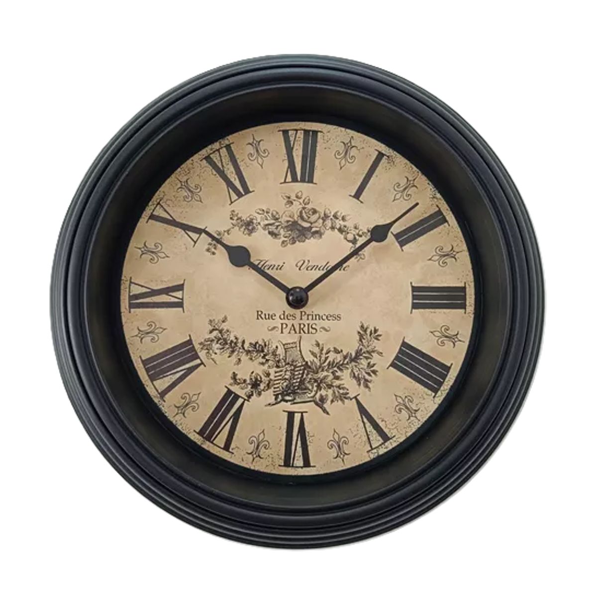 GENERICO - Reloj de pared  cm elemental café