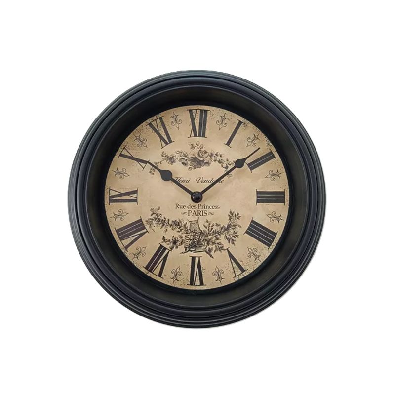 GENERICO - Reloj de pared 618x247x255 cm elemental café