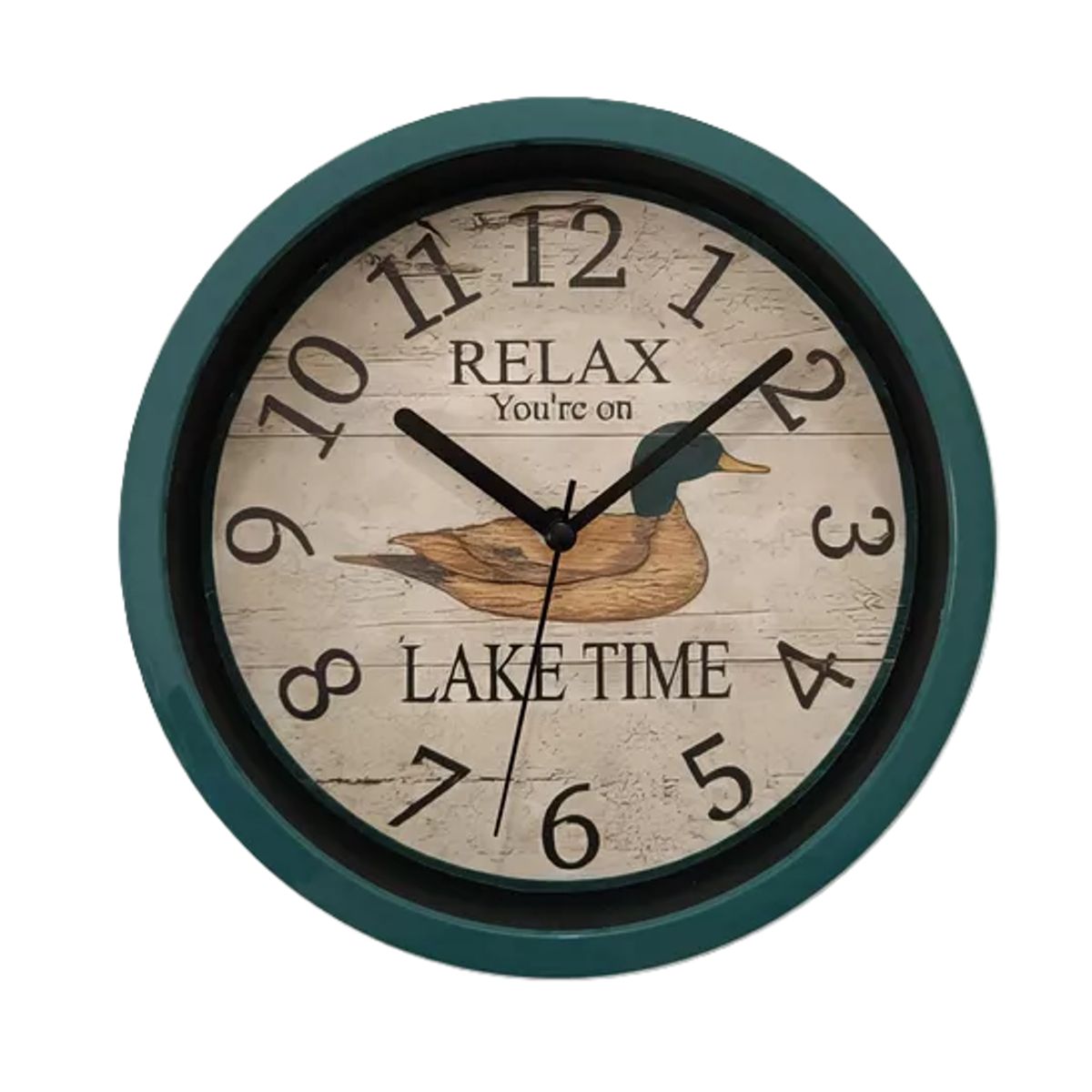 GENERICO - Reloj de pared elemental verde