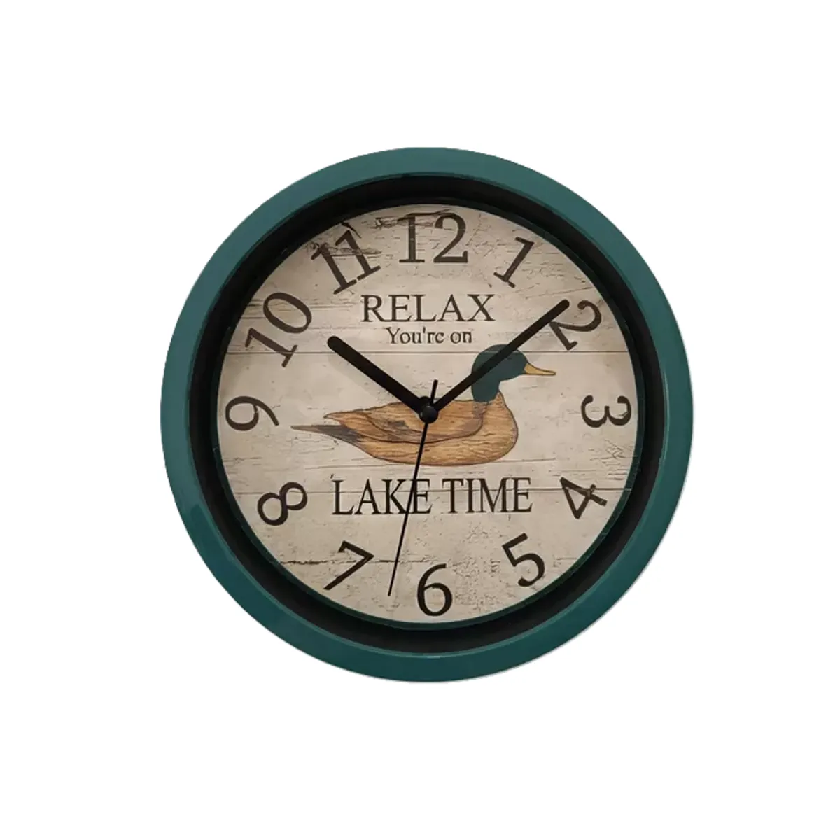 GENERICO - Reloj de pared elemental verde