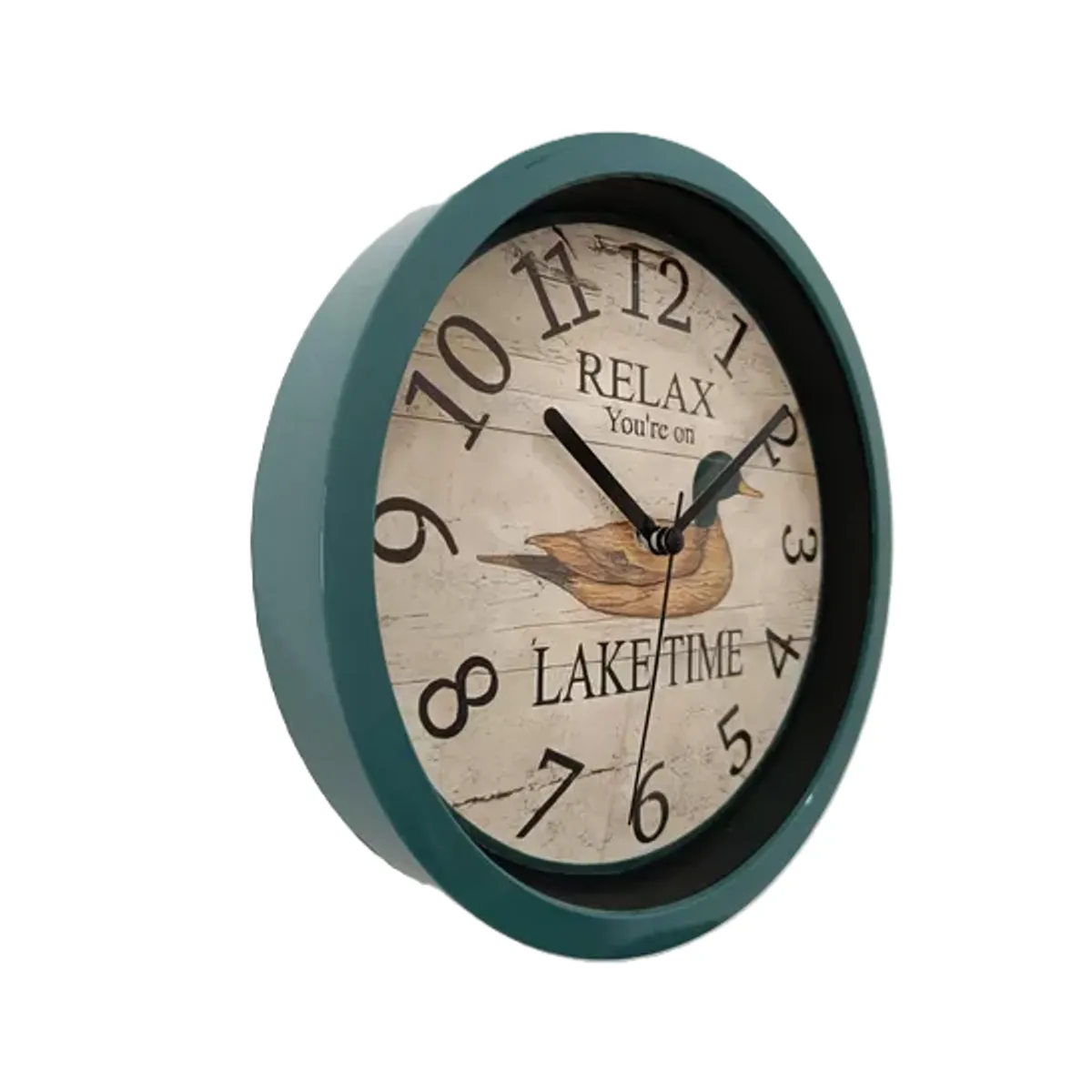 GENERICO - Reloj de pared elemental verde