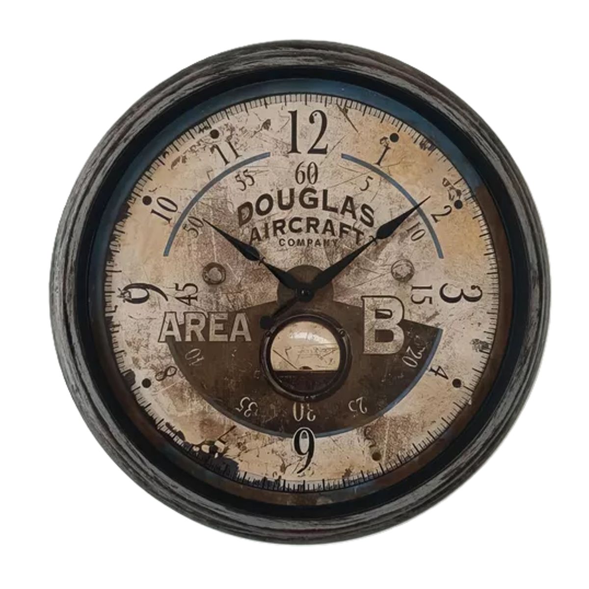 GENERICO - Reloj de pared elemental café