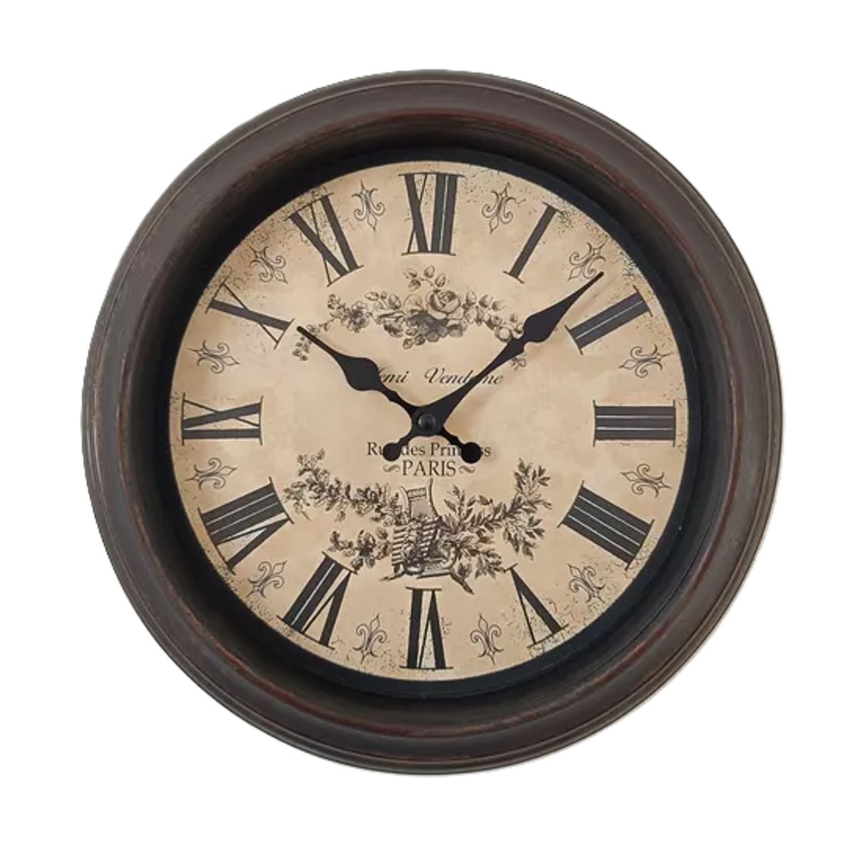 GENERICO - Reloj de pared elemental café