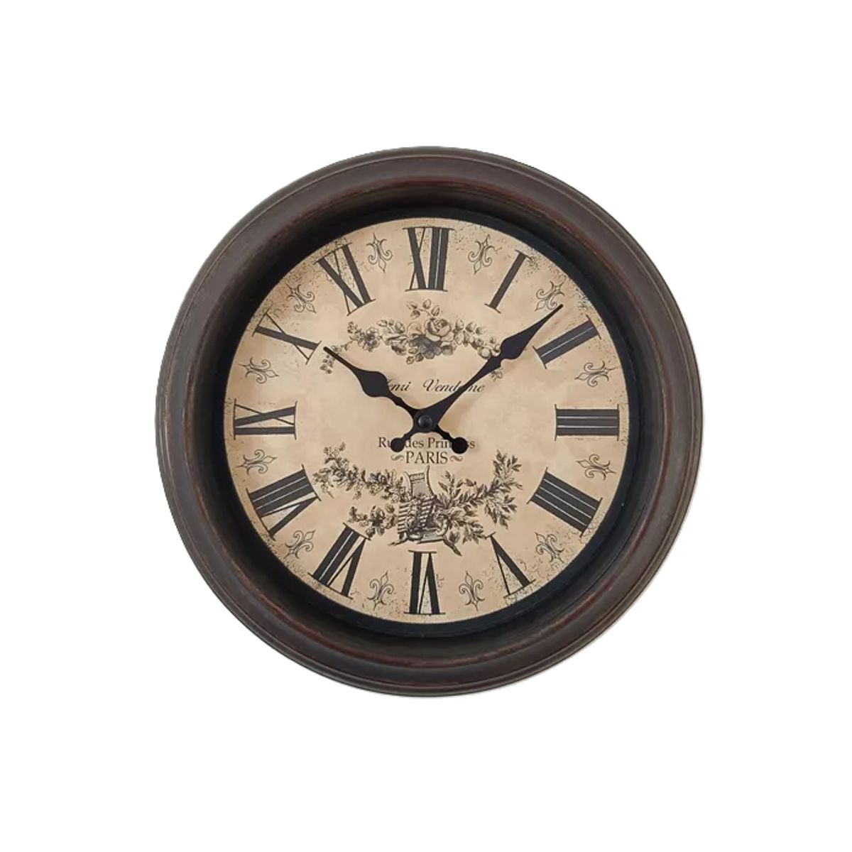 GENERICO - Reloj de pared elemental café