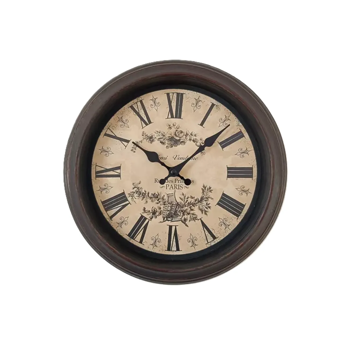 GENERICO - Reloj de pared elemental café