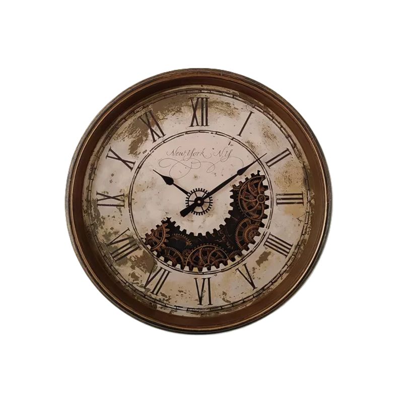 GENERICO - Reloj de pared 778x23x778 cm elemental café