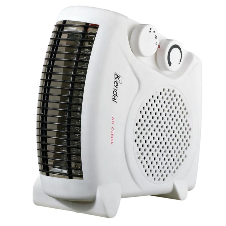 KENDAL Termoventilador Calefactor Electrico 2000W 3 Mod Blanco FH-106