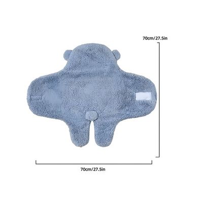 Imagen 2 del producto MANTA BEBÉ FRAZADA DE OSO COBERTOR AZUL