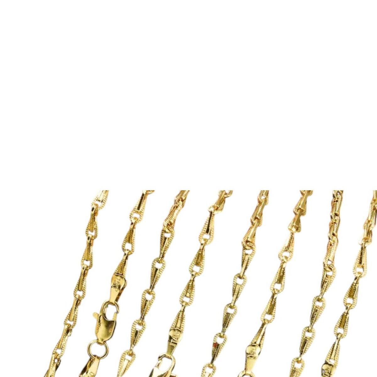 GENERICO - cadena de oro italiano laminado 18k ley 750