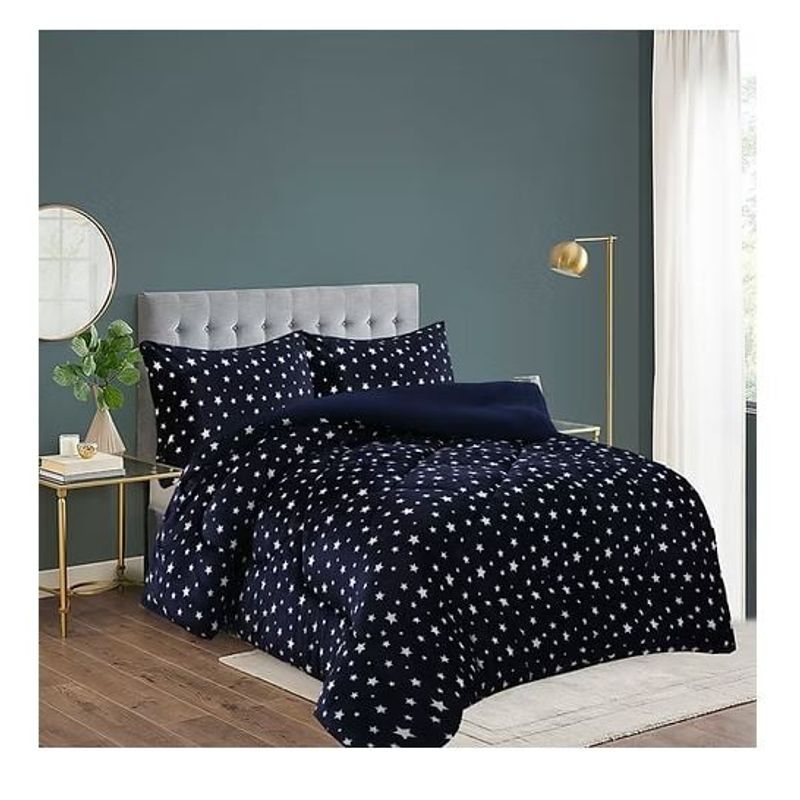 GENERICO - Cobertor Cubrecama de Invierno Plush con Chiporro 1,5 plazas