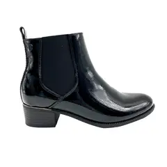 VIA ROSMINI - Botin Mujer Massi Charol Negro - Negro