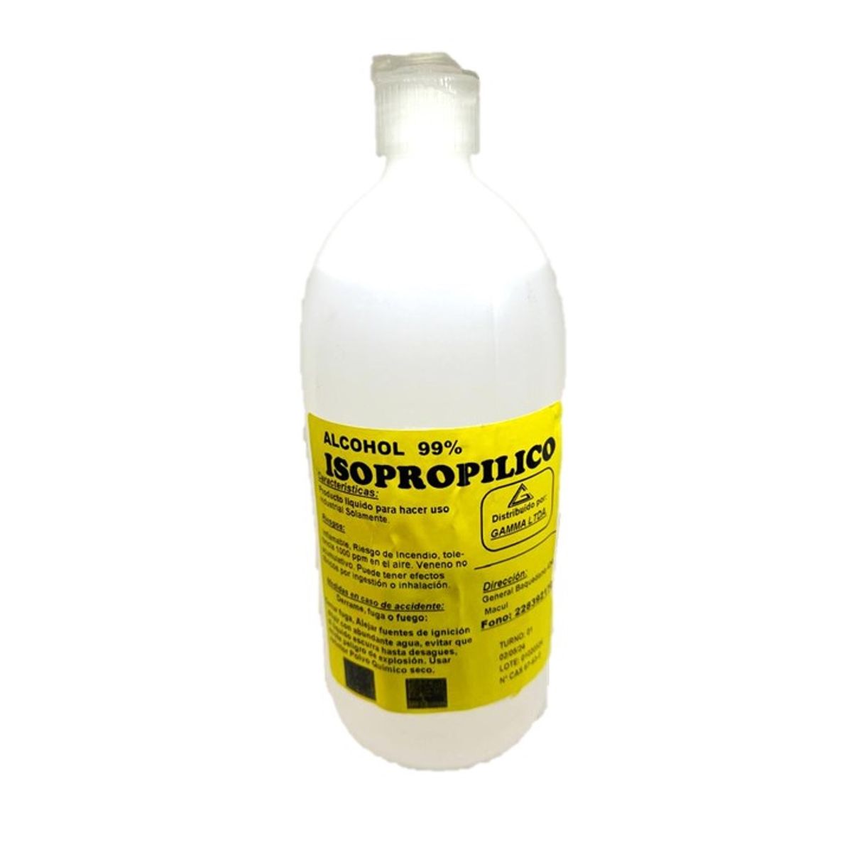 GENERICO - Alcohol isopropílico 98,9% 1 L