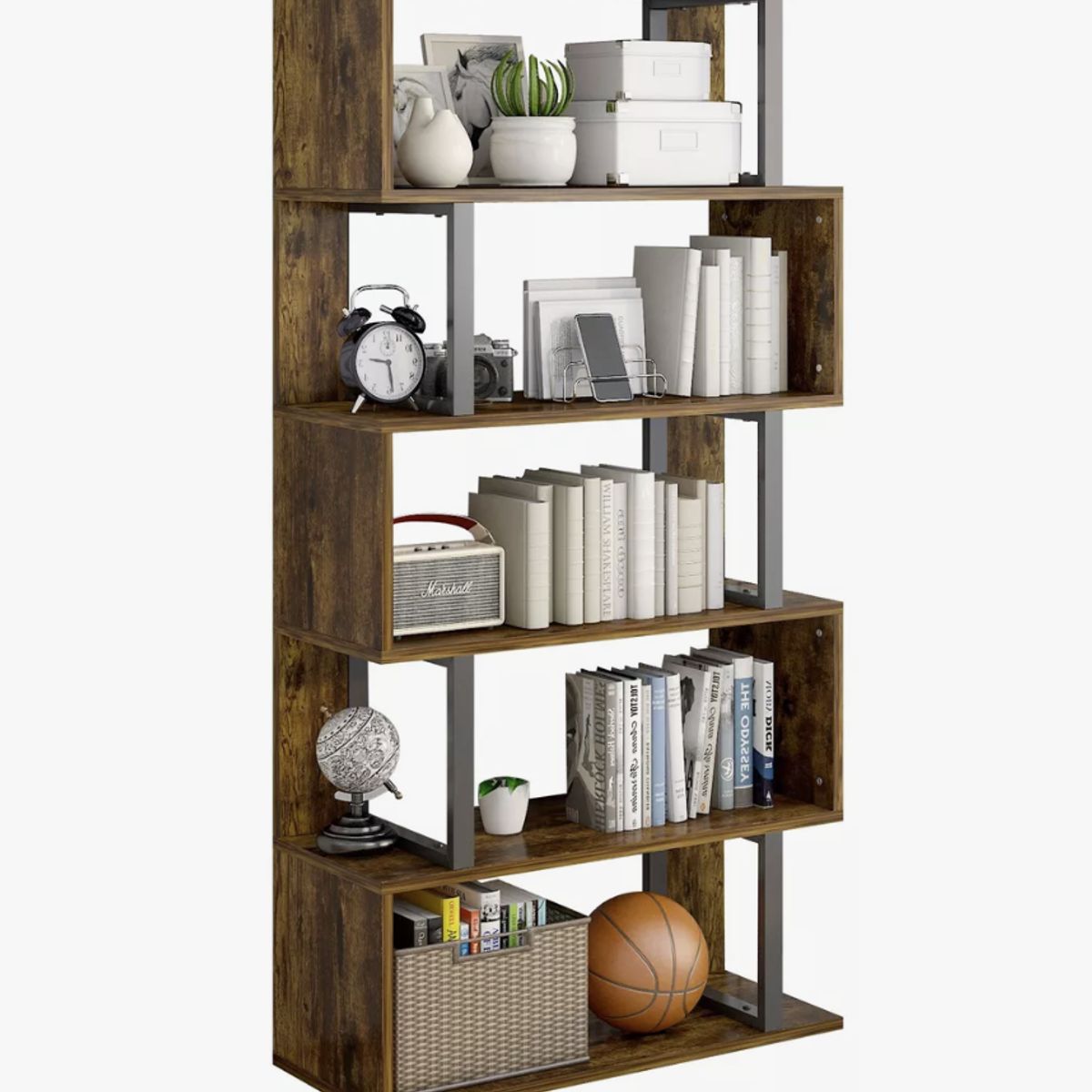 HOMER DESIGN - Organizador Repisa Estante Living Librero 70x24x159cm