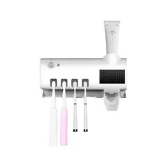 GENERICO - Dispensador Pasta Crema Dental Porta Cepillos Esterilizador SK