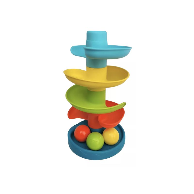 GENERICO - Juego Didáctico Torre Tobogán Bebés Lanza Pelotas