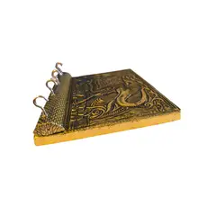 GENERICO - Porta Llaves Decorativo De Elefante Dorado Envejecido
