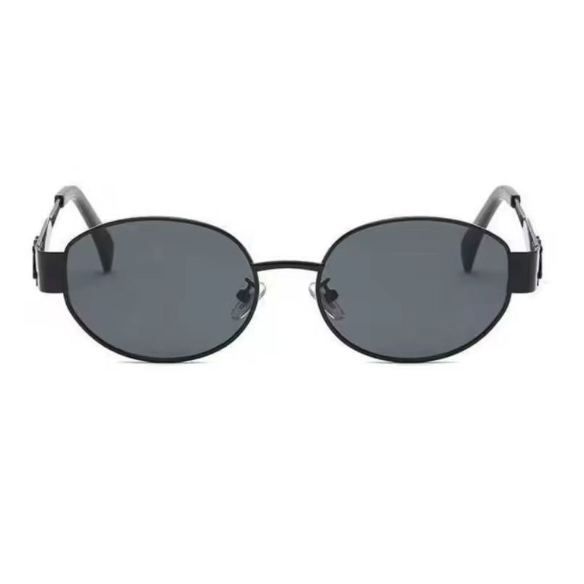 GENERICO - Lentes de sol ovalado estilo retro unisex