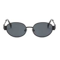 Lentes de sol ovalado estilo retro unisex