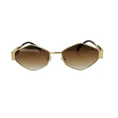 GENERICO - Lentes de sol retro hexagonales
