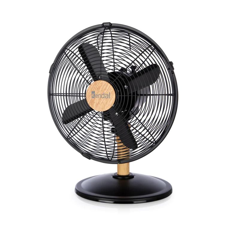 KENDAL Ventilador De Mesa 12 Pulgadas 45W 3Vel Metal KZF-1214D-II