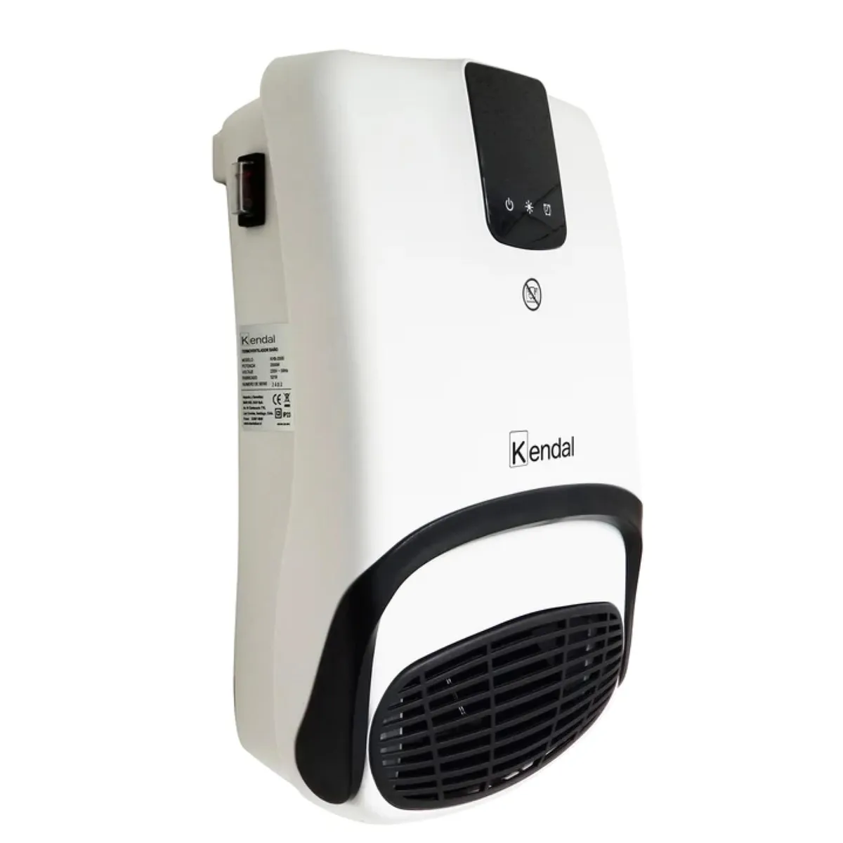 KENDAL - Termoventilador De Baño Seca Toallas Electrico 2000W KHB-2005
