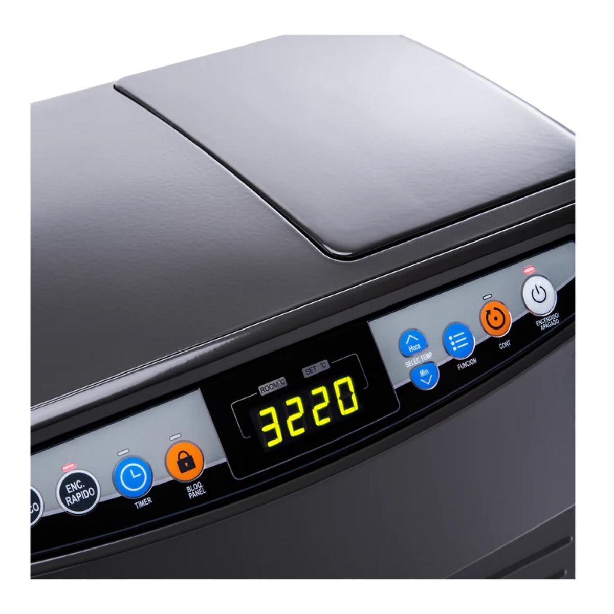 KENDAL - Estufa Calefactor A Parafina Kerosene 12000BTU LED Negro KPL-36