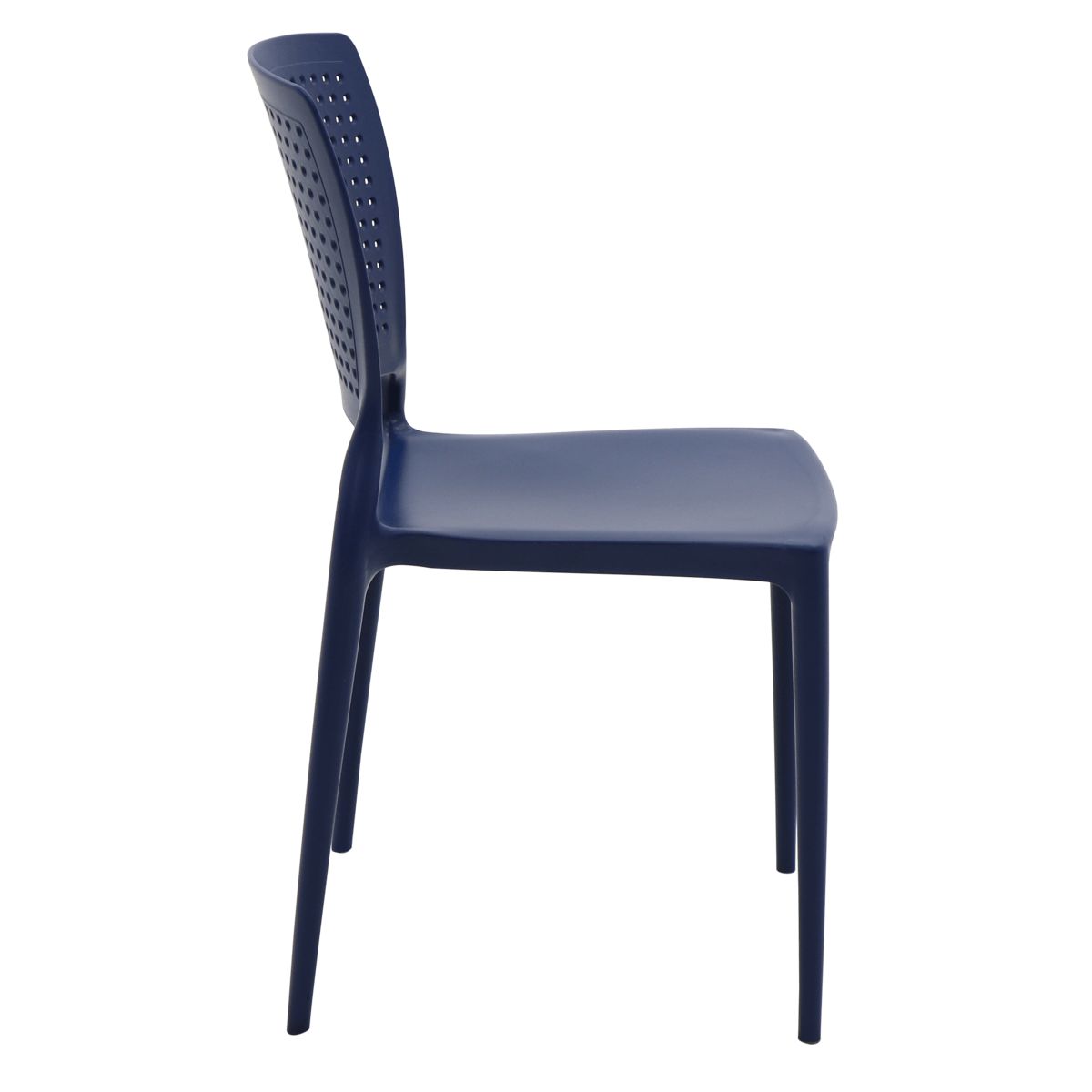 TRAMONTINA - Silla Tramontina Safira en Polipropileno y Fibra de Vidrio Azul Yale
