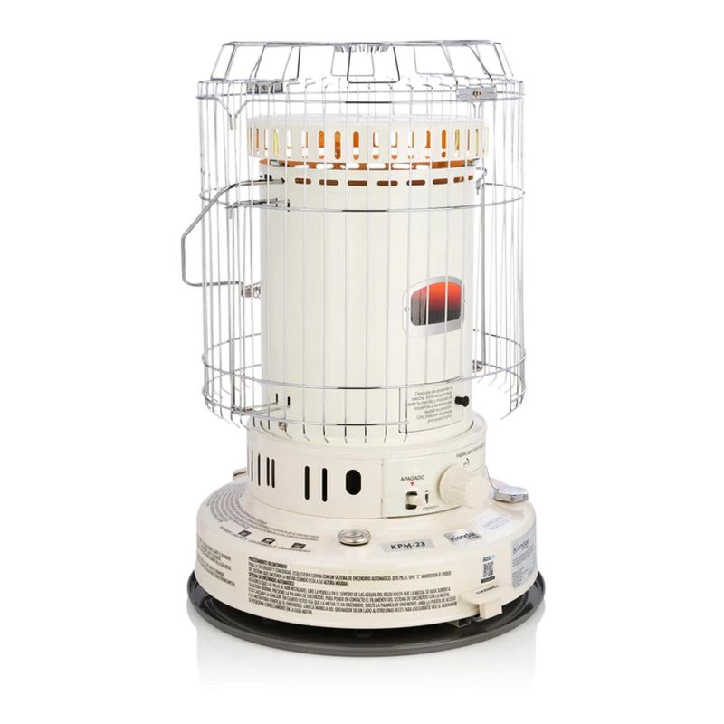 KENDAL - Estufa Calefactor A Parafina Kerosene 23000BTU Blanco KPM-23 Kendal