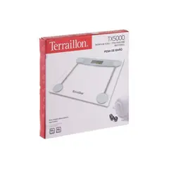 TERRAILLON - Pesa Balanza Personal 150Kg Vidrio LCD TX5000 Clear