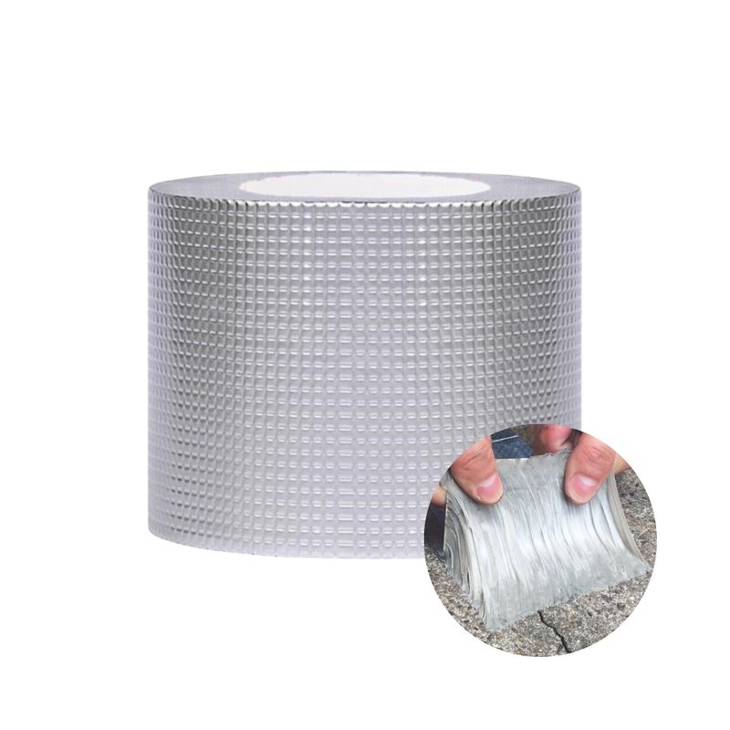 GENERAC - Adhesivo Cinta Tapagoteras Techo Sellador Impermeable 10cm5m