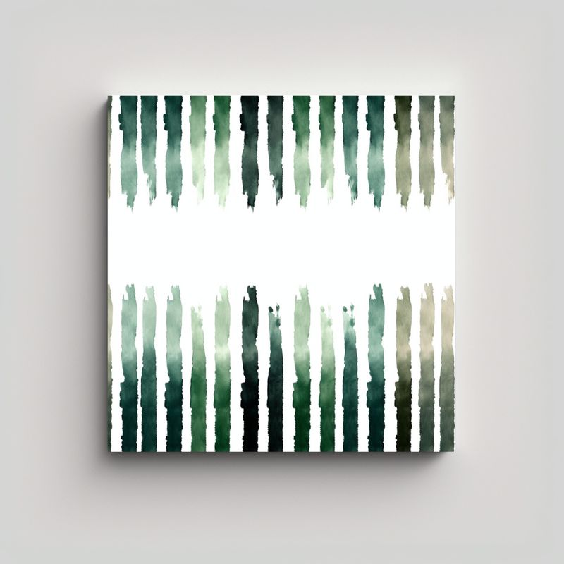 GENERICO - Pinturas Abstractas De Pared Escena Mojiwords 50x50 Cm