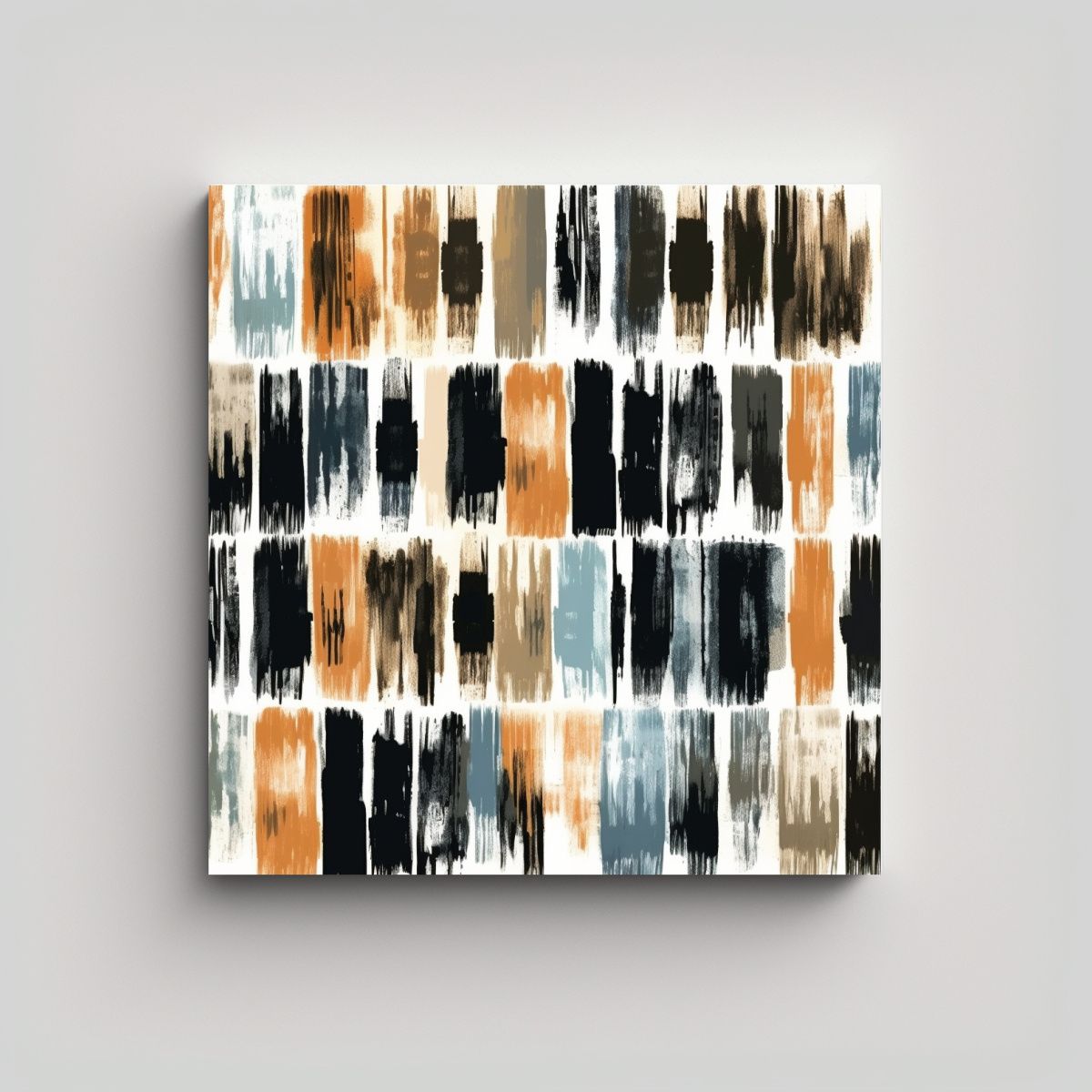 GENERICO - Cuadro Composicion Street Art Mojiwords Pincel 60x60 Cm