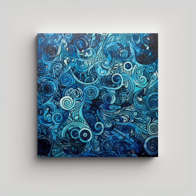 GENERICO - Pinturas Decorativas De Arte Folclórico 80x80 Cm