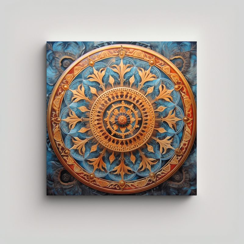 GENERICO - Pinturas Decorativas De Mandalas Fantásticas En 60x60 Cm