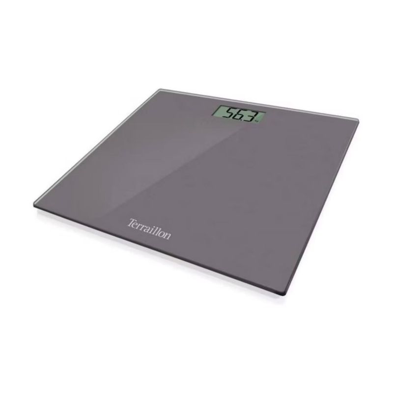 GENERICO - Pesa Balanza Personal De Baño 160Kg Vidrio LCD Chestnut