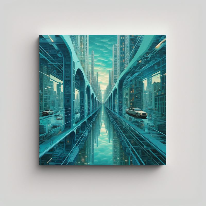 GENERICO - Pinturas Decorativas De Fine Art Hermoso Linda 90x90 Cm