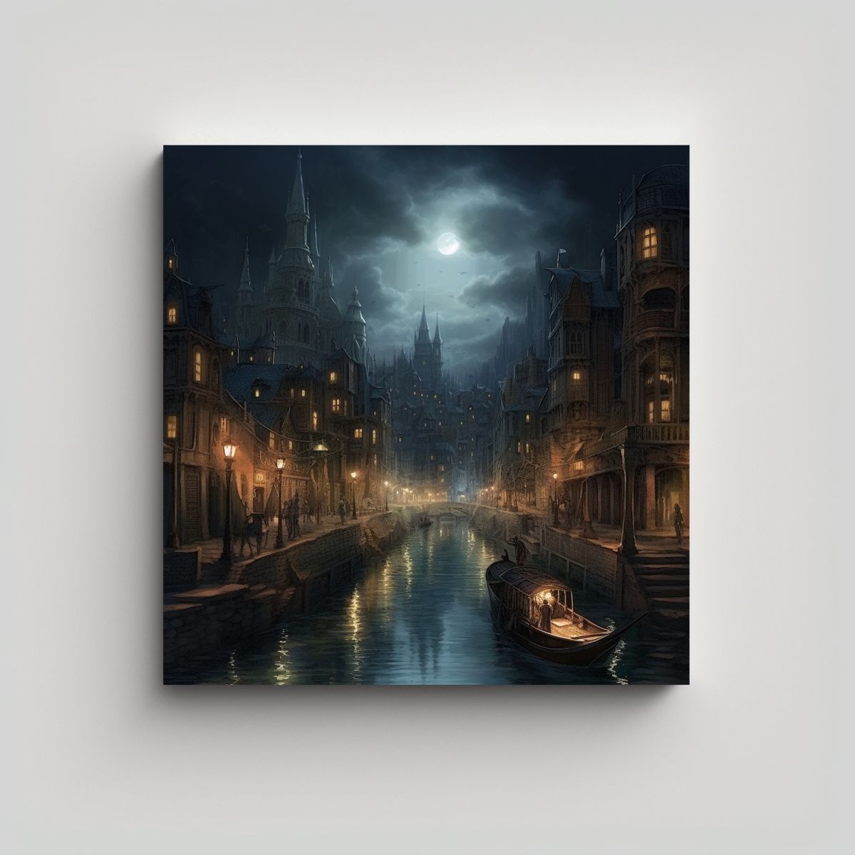 GENERICO - Pinturas De Decoración De Fantasía Nocturna En 70x70 Cm