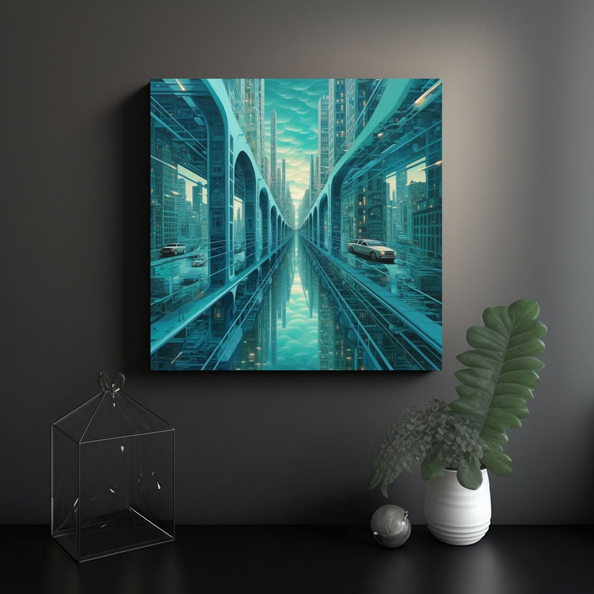 GENERICO - Pinturas Decorativas De Fine Art Hermoso Linda 80x80 Cm