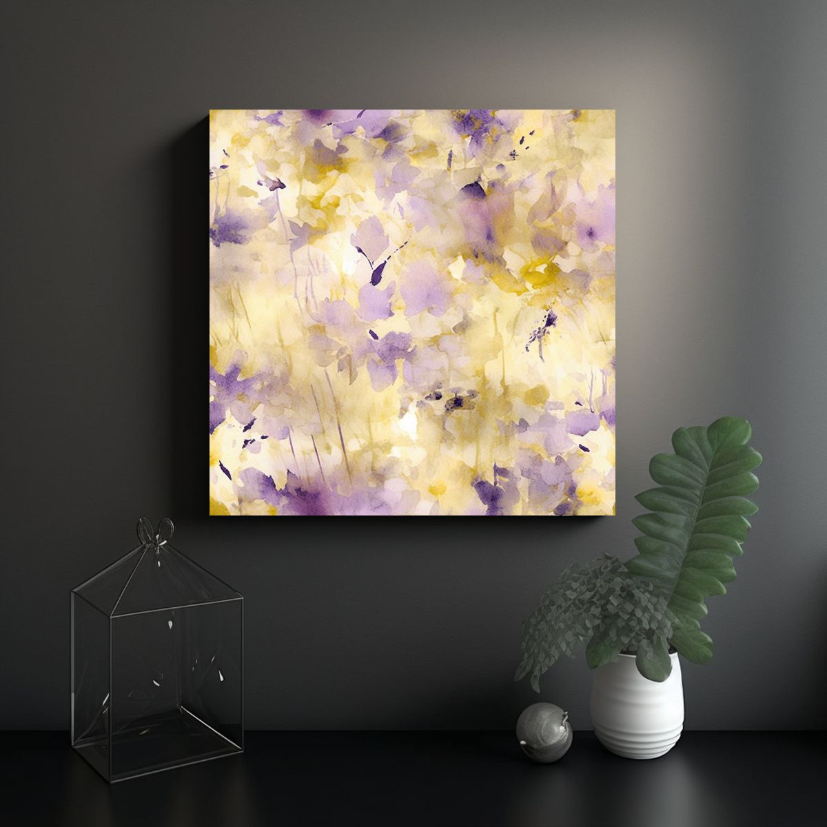 GENERICO - Cuadros De Naturaleza Viva Al Estilo De Tonos 80x80 Cm